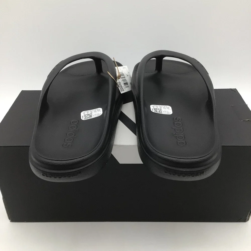 Adidas Adilette Lumia Flip Flop Core Black JR9715 Mens Size 6 Womens Size 7 NEW
